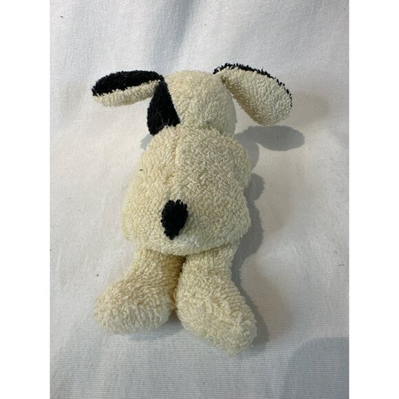 VTG Russ Berrie Home Buddies Plush Cream Dog Red Heart Stuffed Animal Toy - Picture 2 of 4